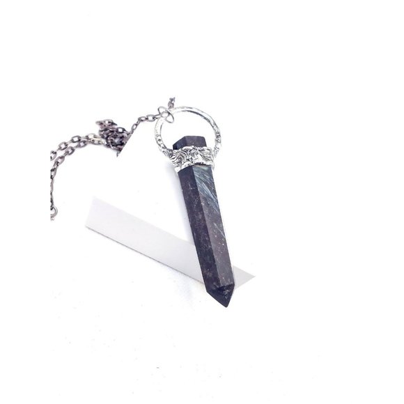 Astrophyllite Crystal Mecklace - Picture 6 of 12